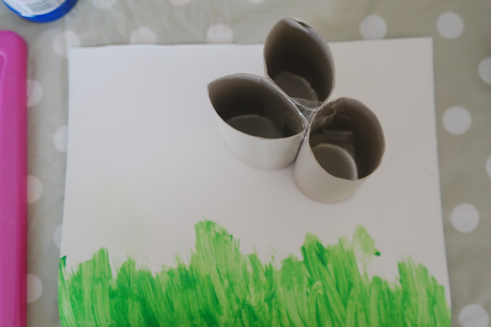 Easter Bunny Toilet Roll Stamps — Mimi Rose and Me