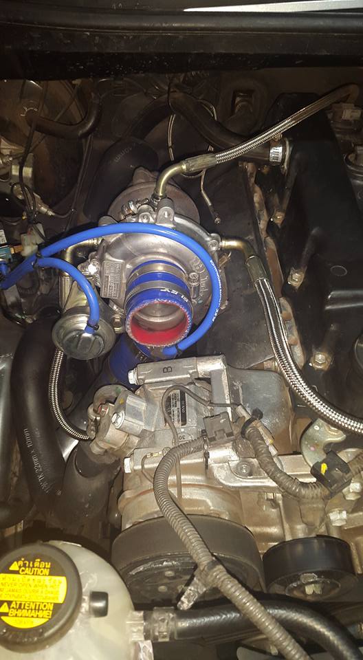 Sharing memperpendek pipa ke intercooler mengurangi turbo lag RHF4
