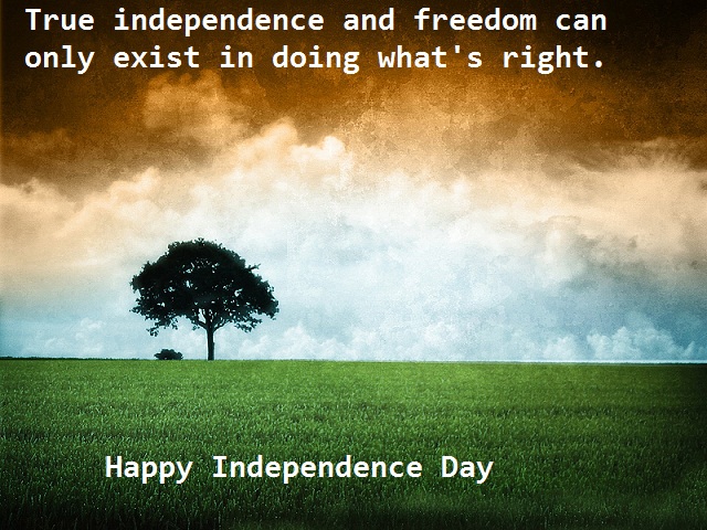 Happy Independence Day Message in Image