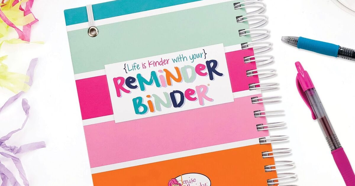 Get organized with 201920 Reminder Binder Planner giveaway My WAHM Plan
