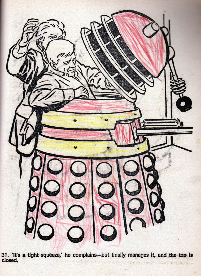 Dalek Coloring Page