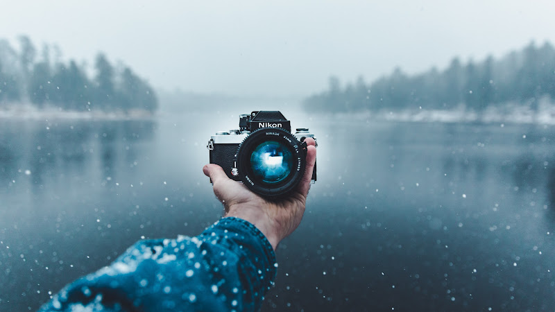 Selfie with Nikon Camera