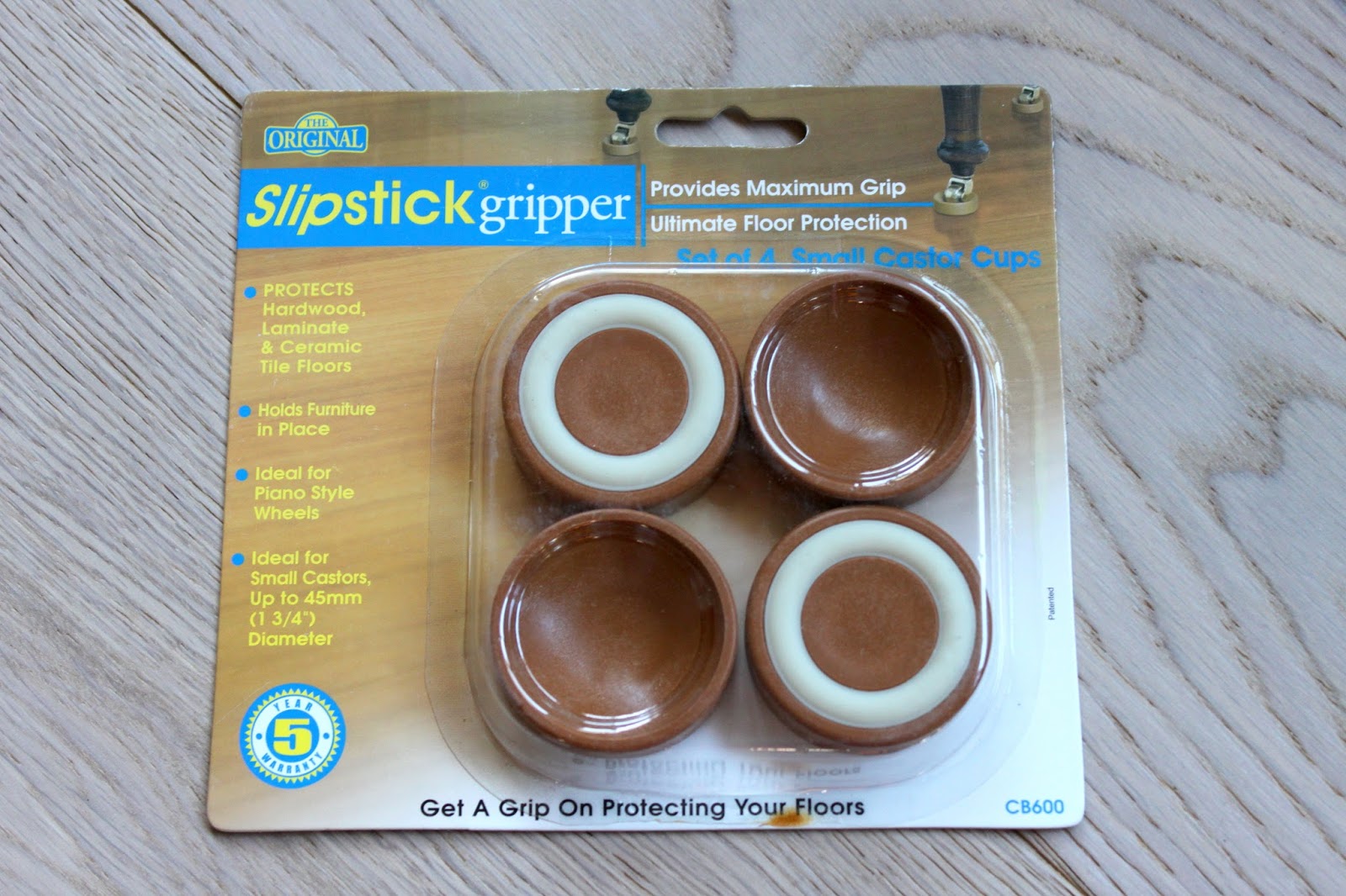 Slipstick Castor Cups ALL THINGS FUNCTIONAL & PRACTICAL