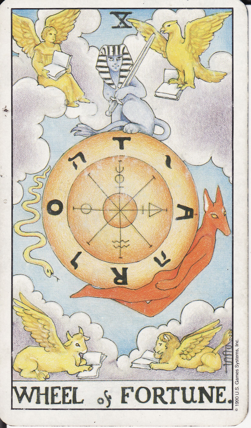Resultado de imagen para 10 tarot wheel of fortune