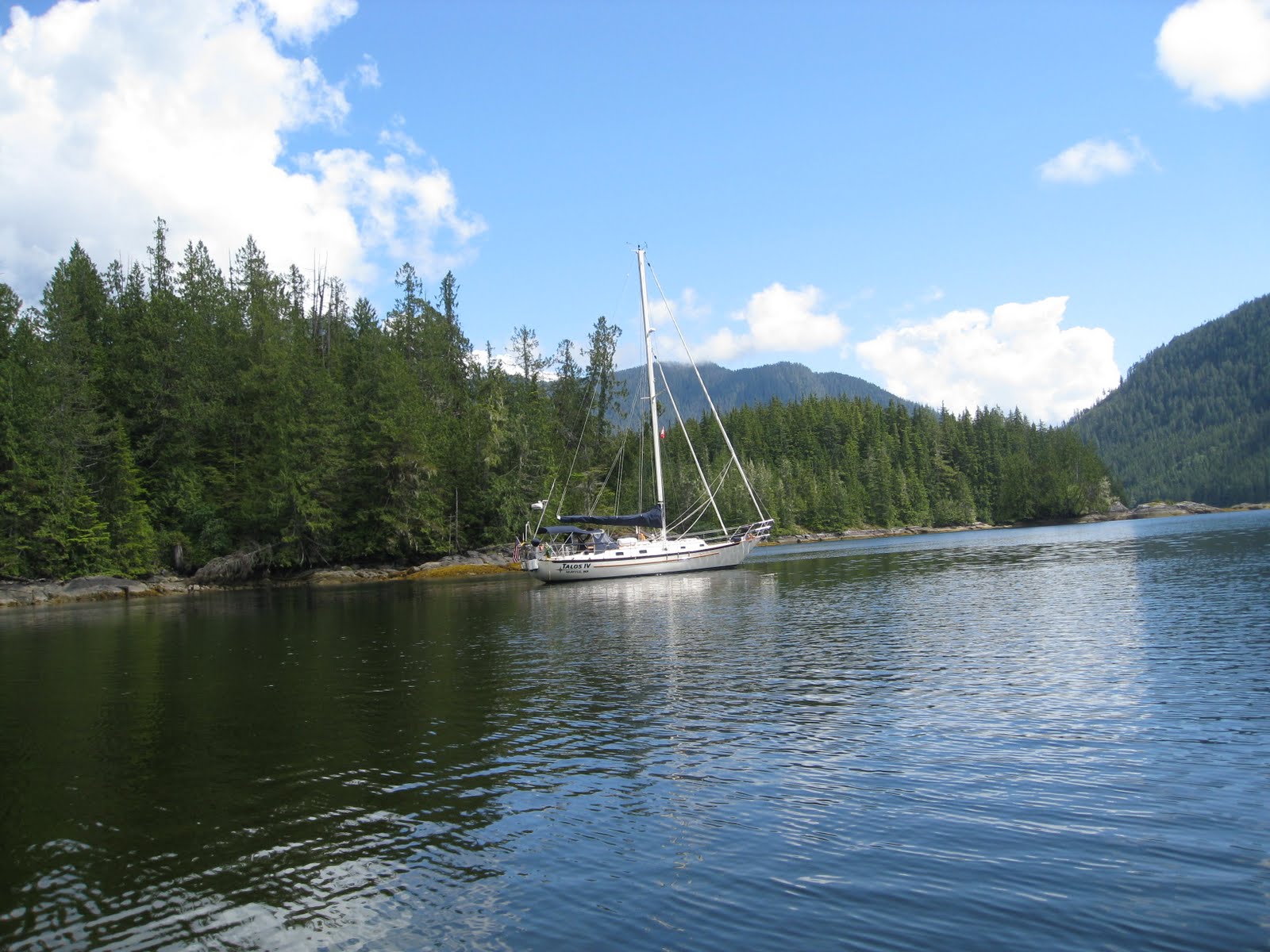 Sailing Adventures of s/v Talos IV McIntosh Bay, Simoom Sound