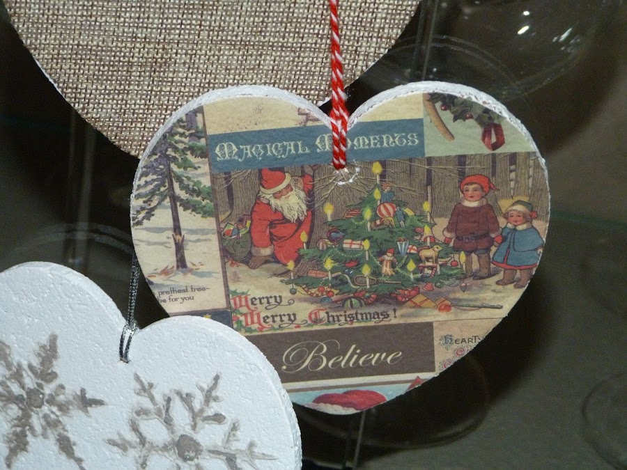 isabelvintage-vintage-colgante-corazones-adorno-navideño