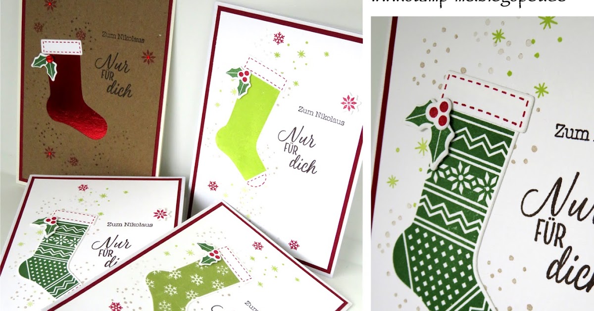 Stamp Me Zum Nikolaus Karten