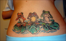 Cartoon Frog Tattoos