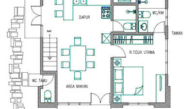 Denah Arsitektur Rumah Minimalis