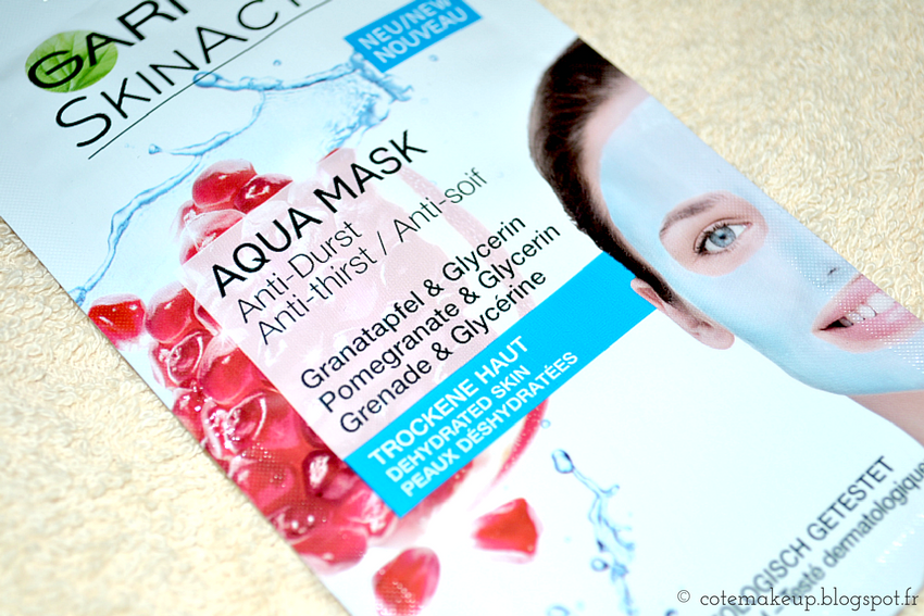 monodose SkinActive Garnier Aqua Mask monodose SkinActive Garnier Aqua Mask cotemakeup.blogspot.fr