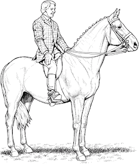 Horse Rider Coloring Pages For Adult Horse Rider Coloring Pages For Adult