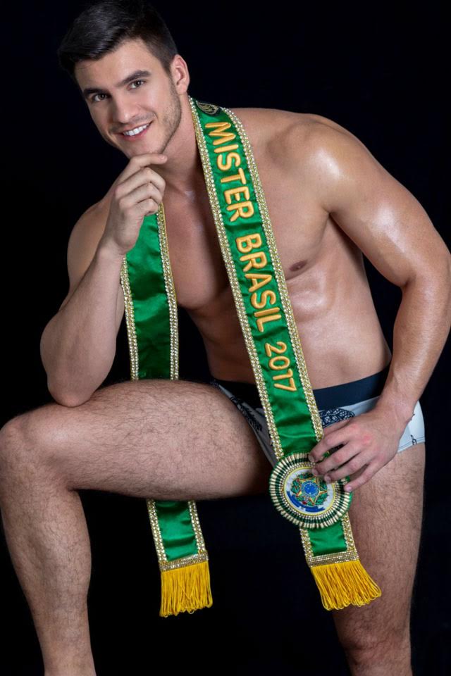 Bruno Poczinek, Mister Brasil 2017. Foto: Paulo Stempfer