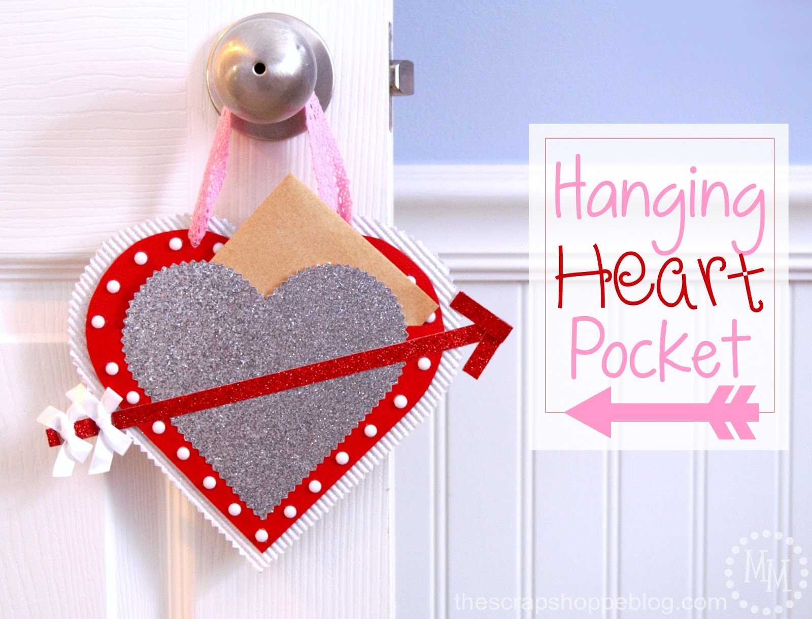 hanging heart pocket