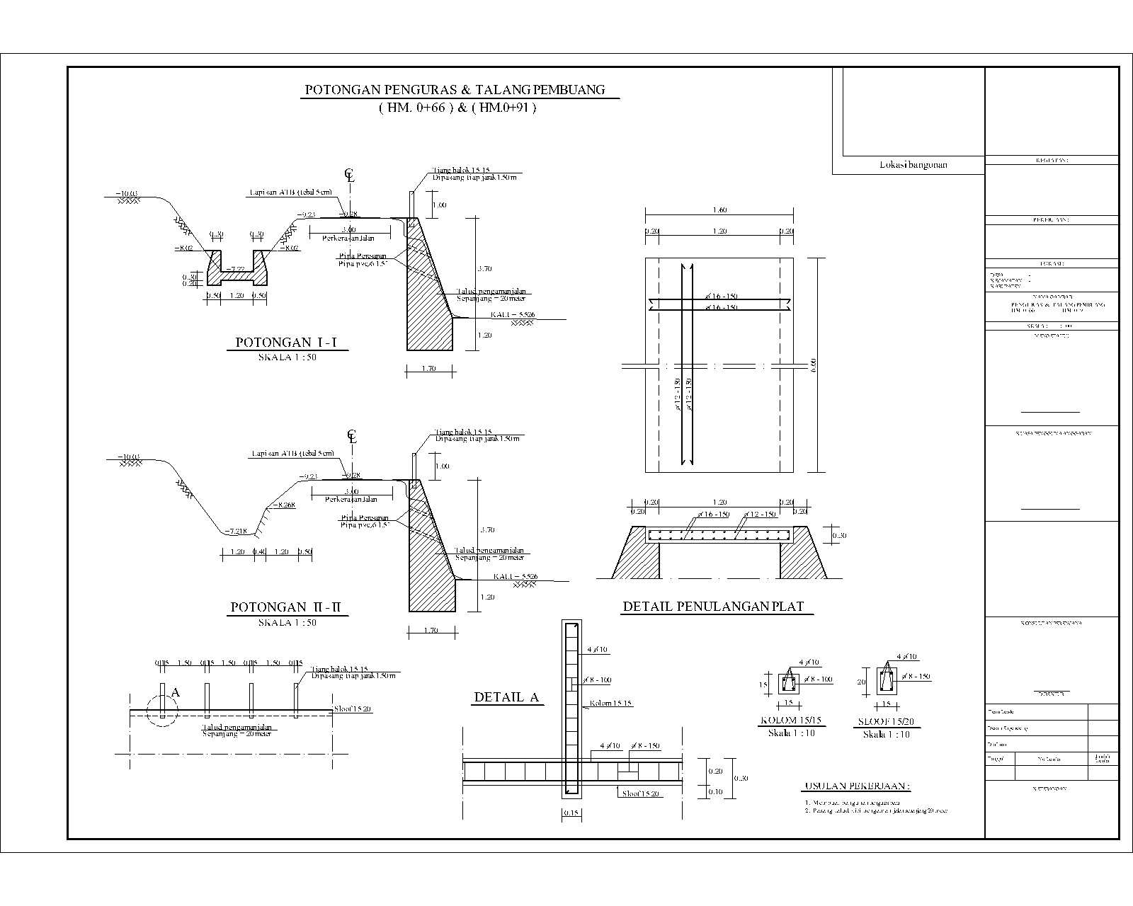 Terbaru 23 Desain Gambar Talang  AirFormat DWG Talang  