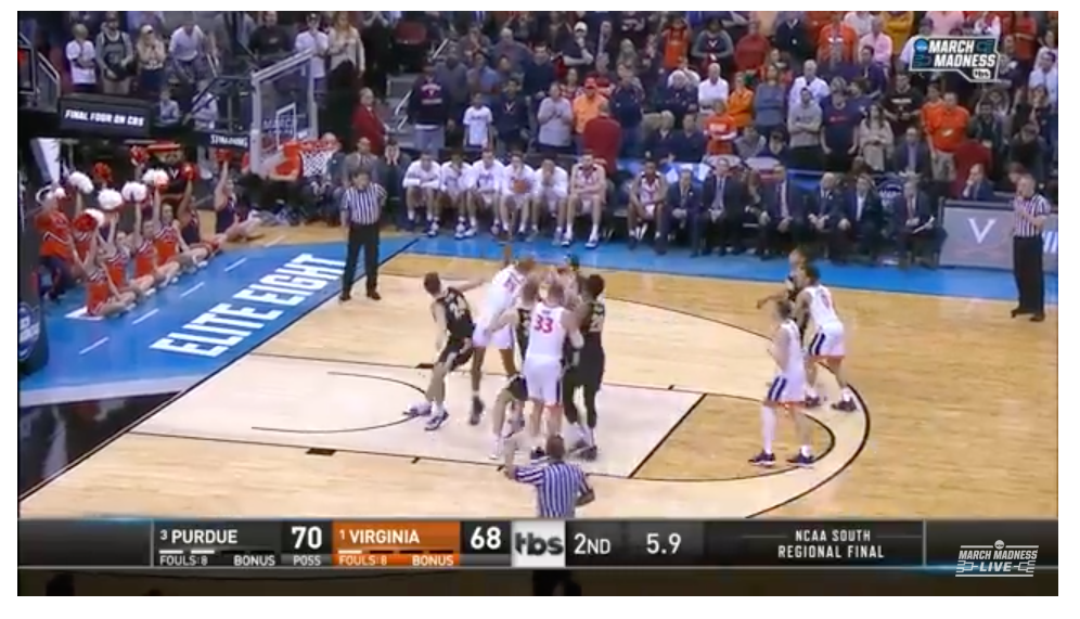 Sports Cam Detective 2019 Purdue / Virginia Elite Eight Game features