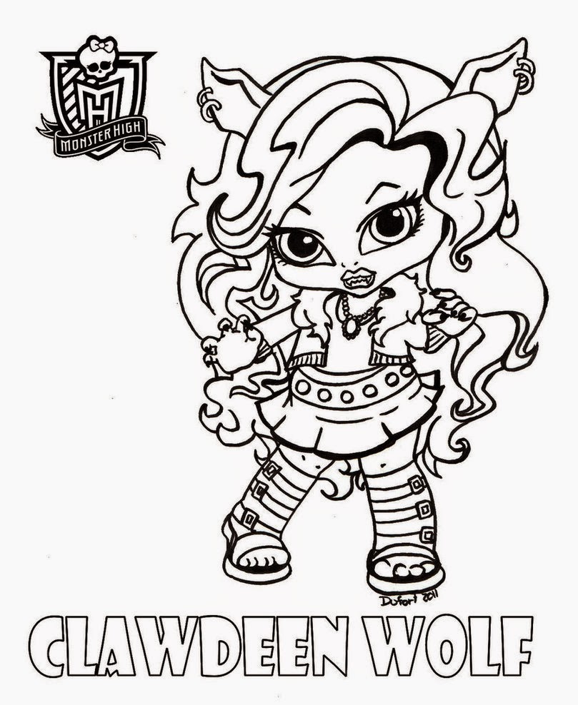 Coloring Pages Monster High Coloring Pages Free and Printable