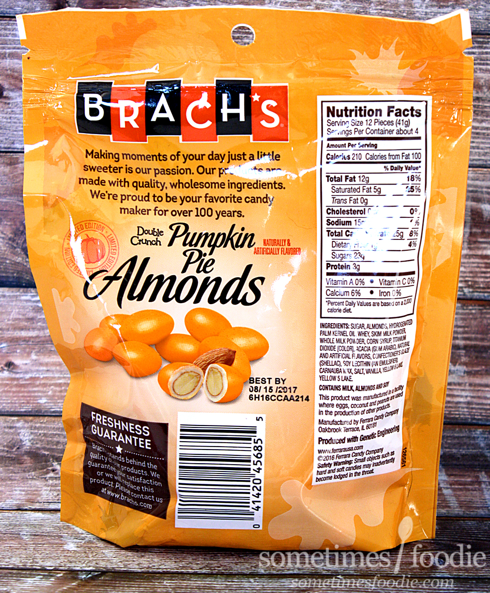 Sometimes Foodie Pumpkin Pie Almonds Target