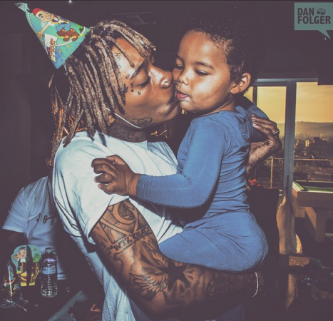 bas221 Photos: Wiz Khalifa finally able to give his son that birthday party
