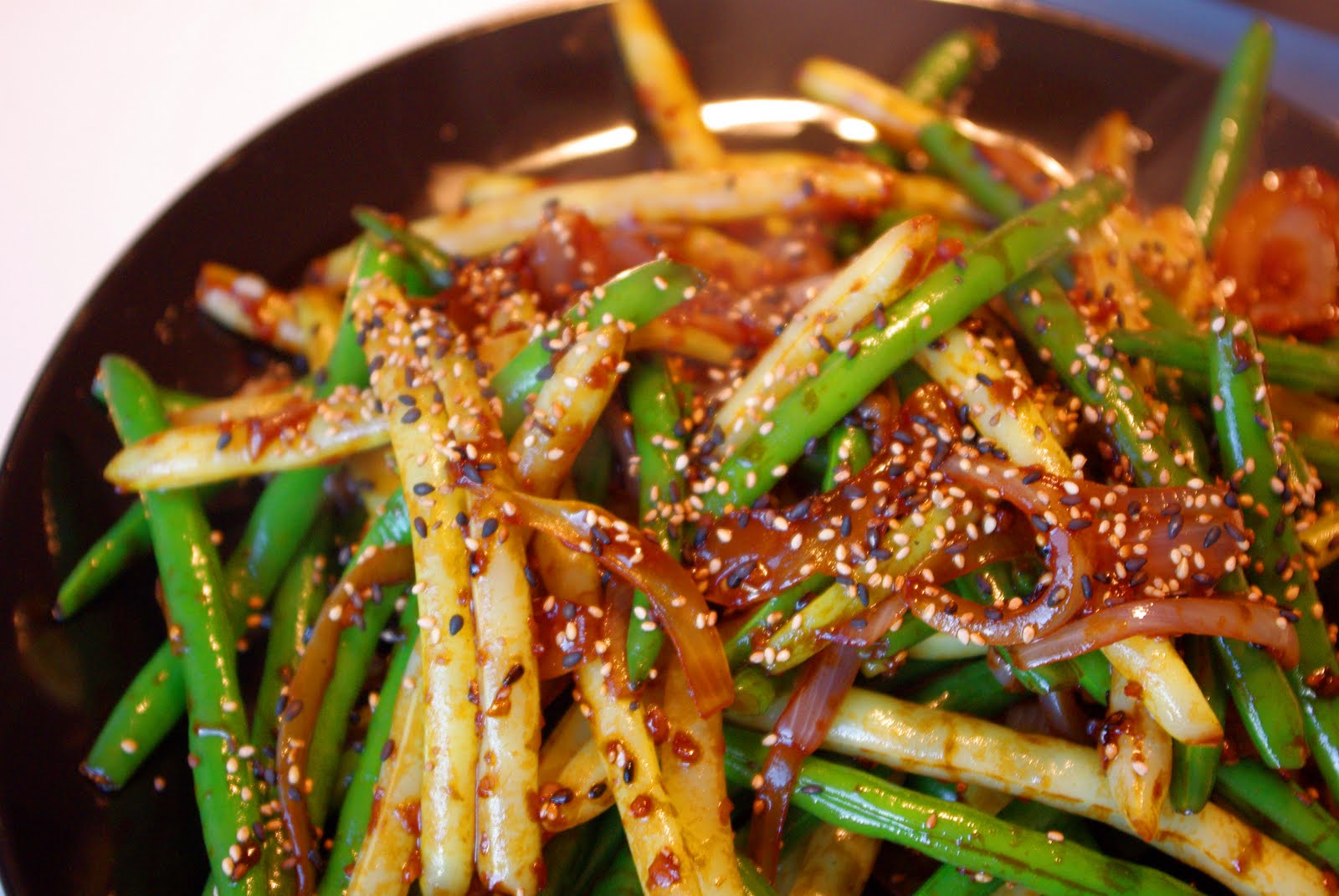 That Time I Cooked a Vegetable Sesame Ginger Green Beans