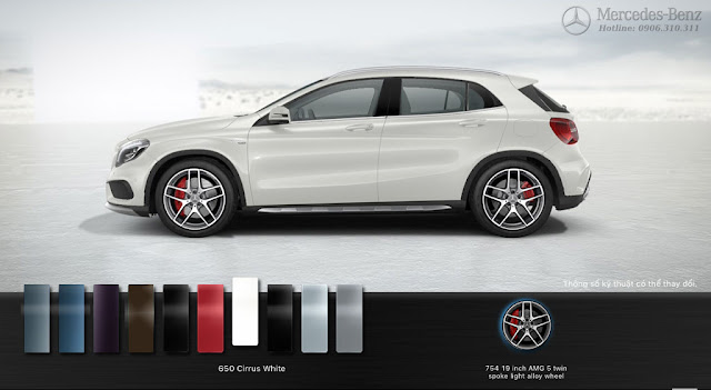 Thiết kế ngoại thất Mercedes AMG GLA 45 4MATIC 2017 Mercedes AMG GLA 45 4MATIC 2017 là chiếc xe SUV 5 chỗ được thiết kế đậm chất thể thao