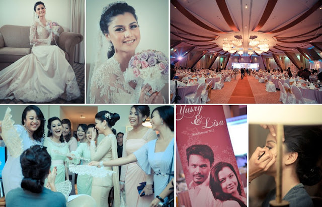 lisa surihani and yusri wedding wedding reception prep