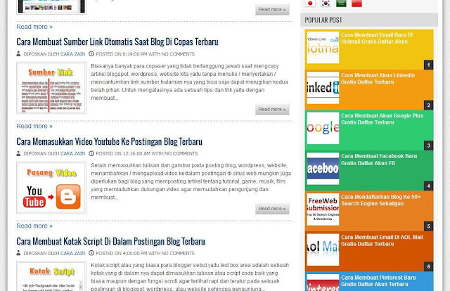 Ini Cara Membuat Popular Post Warna Warni Di Blog Terbaru urutan artikel yang paling banyak dilihat yang fungsinya sama seperti gadget random post Ini Cara Membuat Popular Post Warna Warni Di Blog Terbaru