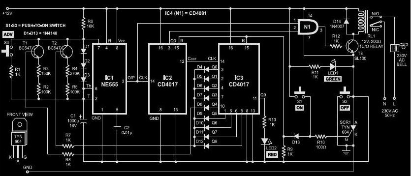 AUTOMATIC SCHOOL BELL ~ Circuit Diary