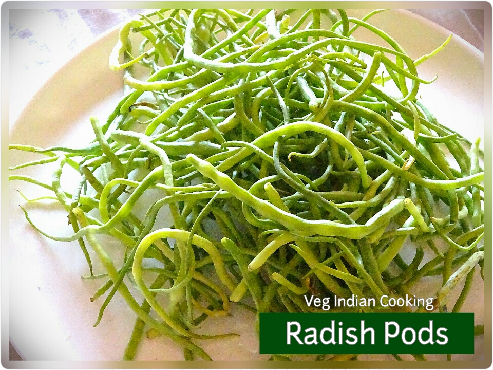 Veg Indian Cooking Mooli Ki Phali Ka Achaar (Pickled Radish Pods)