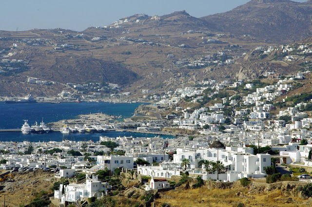 Mykonos Town from Tharroe of Mykonos Mykonos Town from Tharroe of Mykonos