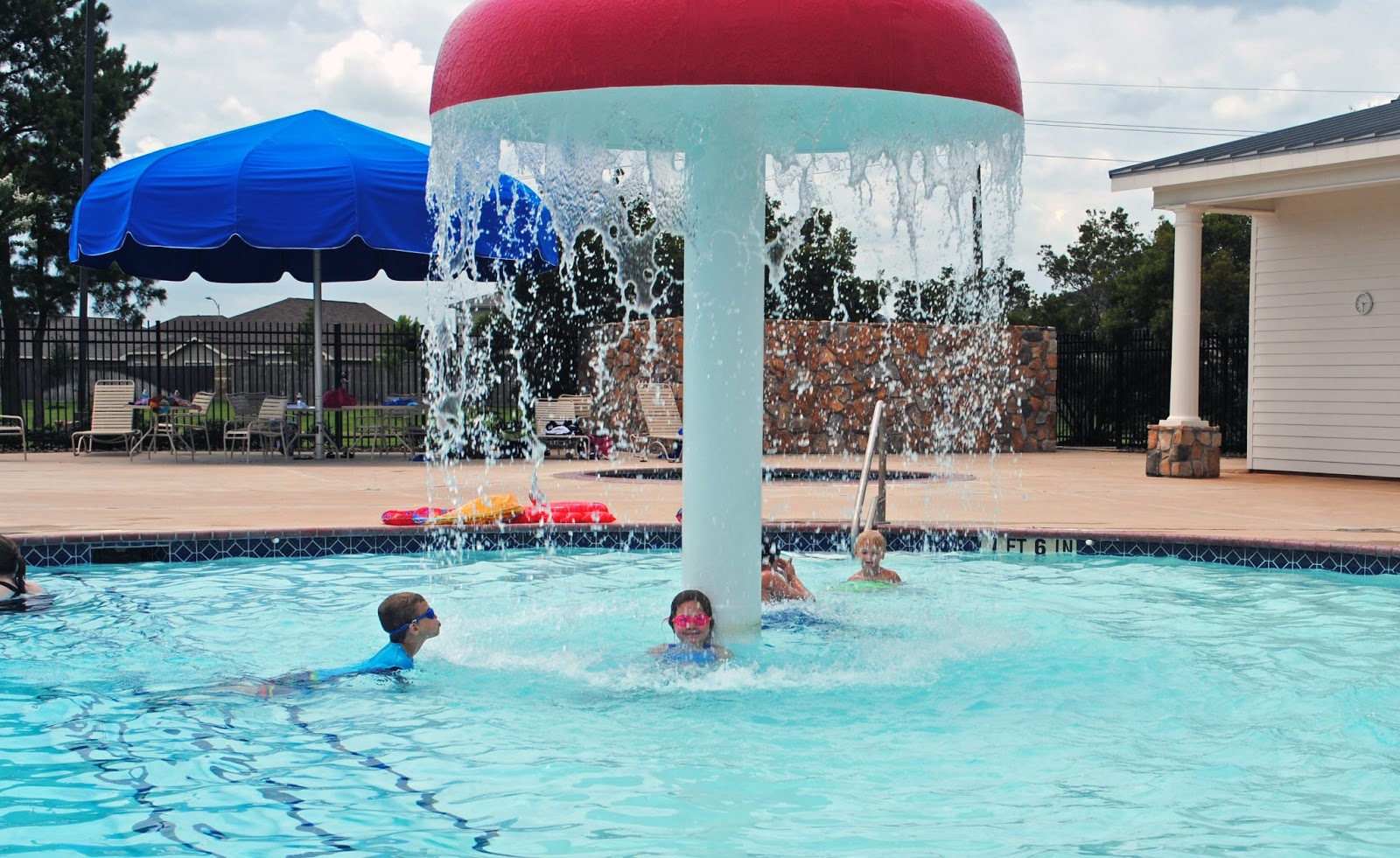 Live Laugh Lopez Swimming at the Hoisington's Pool