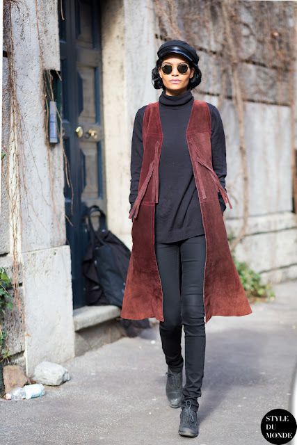 Suede street style Suede street style