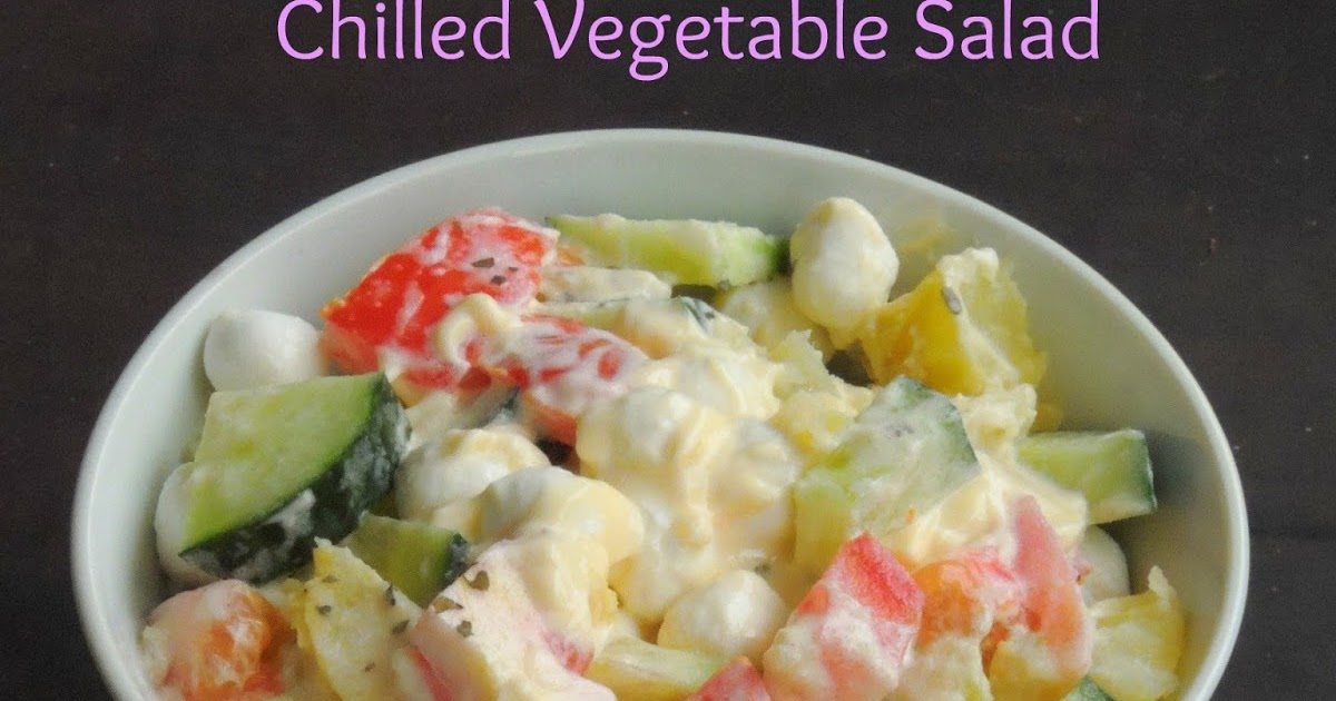Chilled Vegetable Salad Cook N Click