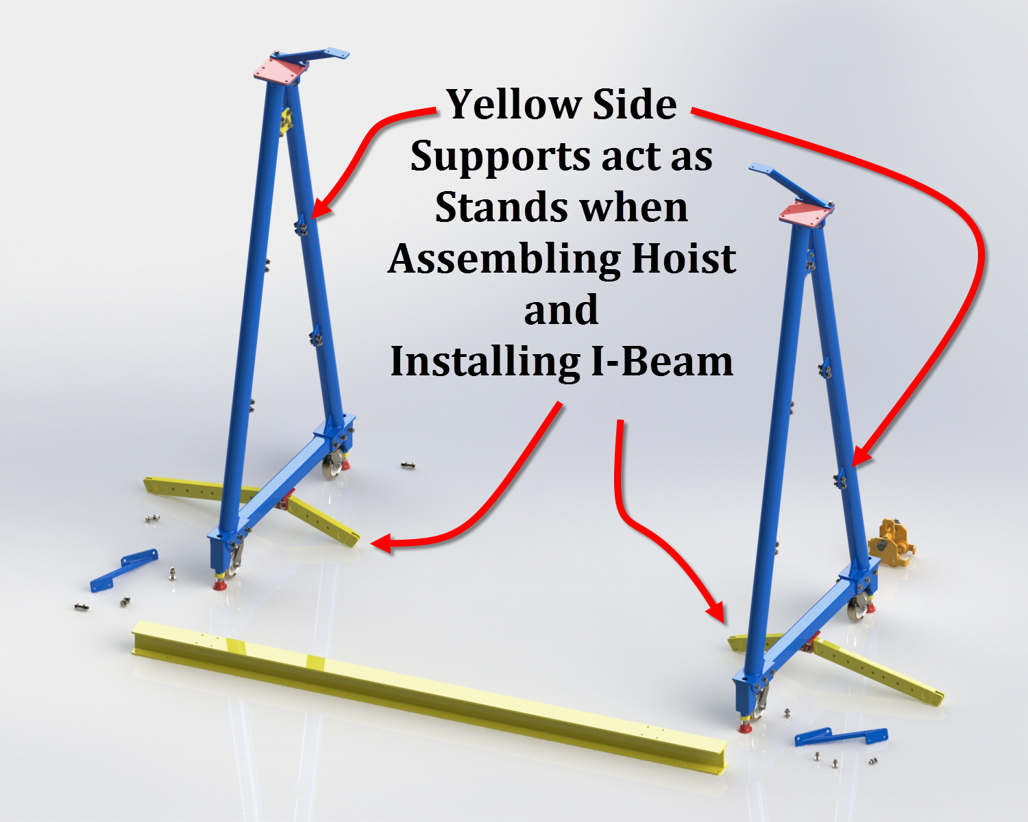 5011. hoist gantry crane download free 3d cad models