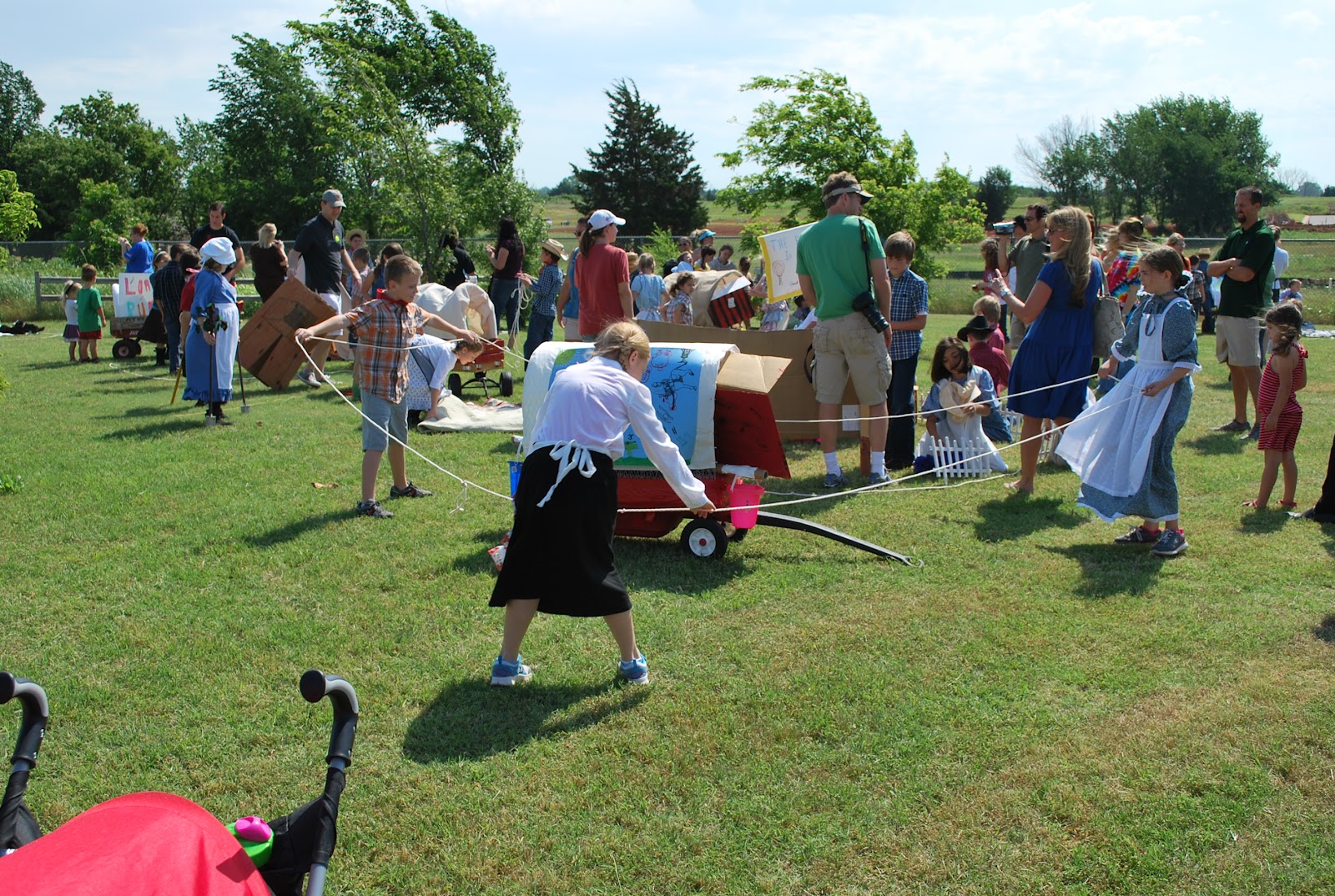 The Henry 5 Happenings: Oklahoma Land-run, 3rd Grade Style