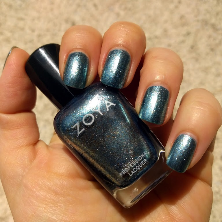old shine eye's shiny nails zoya hazel (irresistible)