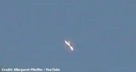 UFO Caught in Video Over Georgia 8-21-13
