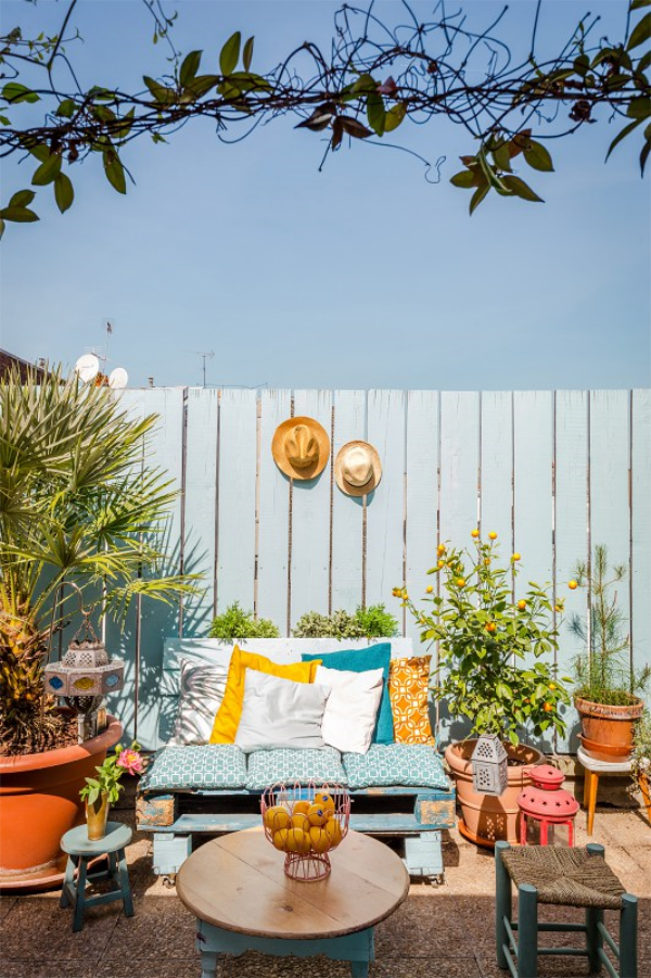 UNA TERRAZA CON AIRE MARROQUÍ EN EL CENTRO DE PARIS