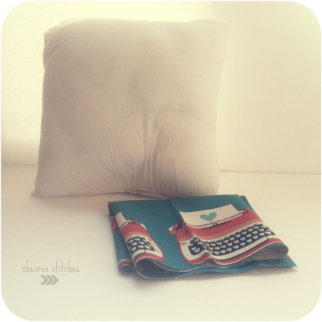 Chevron Stitches Tutorial Envelope Pillow Cover