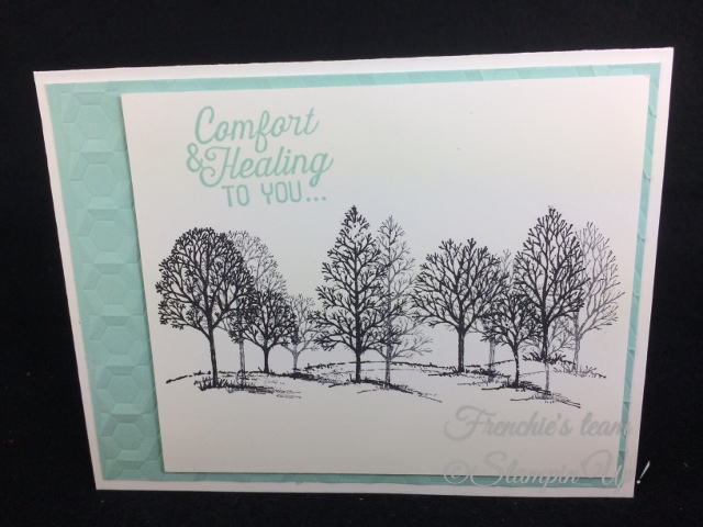 Lovely as a Tree, Flourishing Phrases, Stampin'Up!, Frenchiestamps,