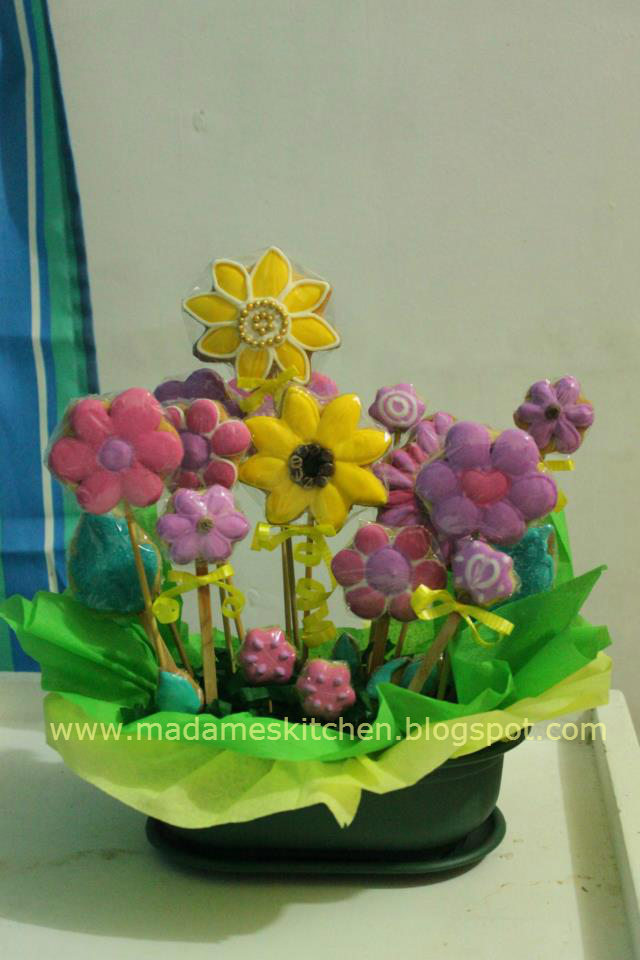 Flower Cookie Bouquet