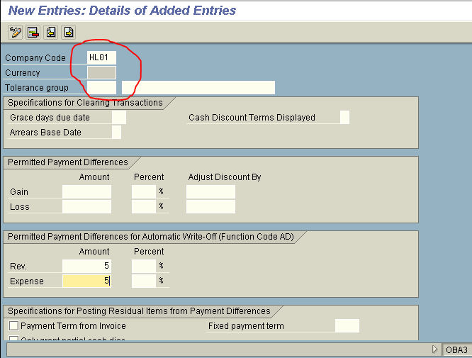 SAP FICO Professionals Common ErrorThe entry xxxx is missing in table