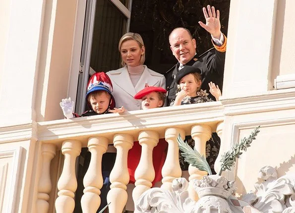 Princess Charlene, Princess Gabriella, Princess Caroline, Princess Stephanie, Beatrice Borromeo, Tatiana, Alexandra and Marie