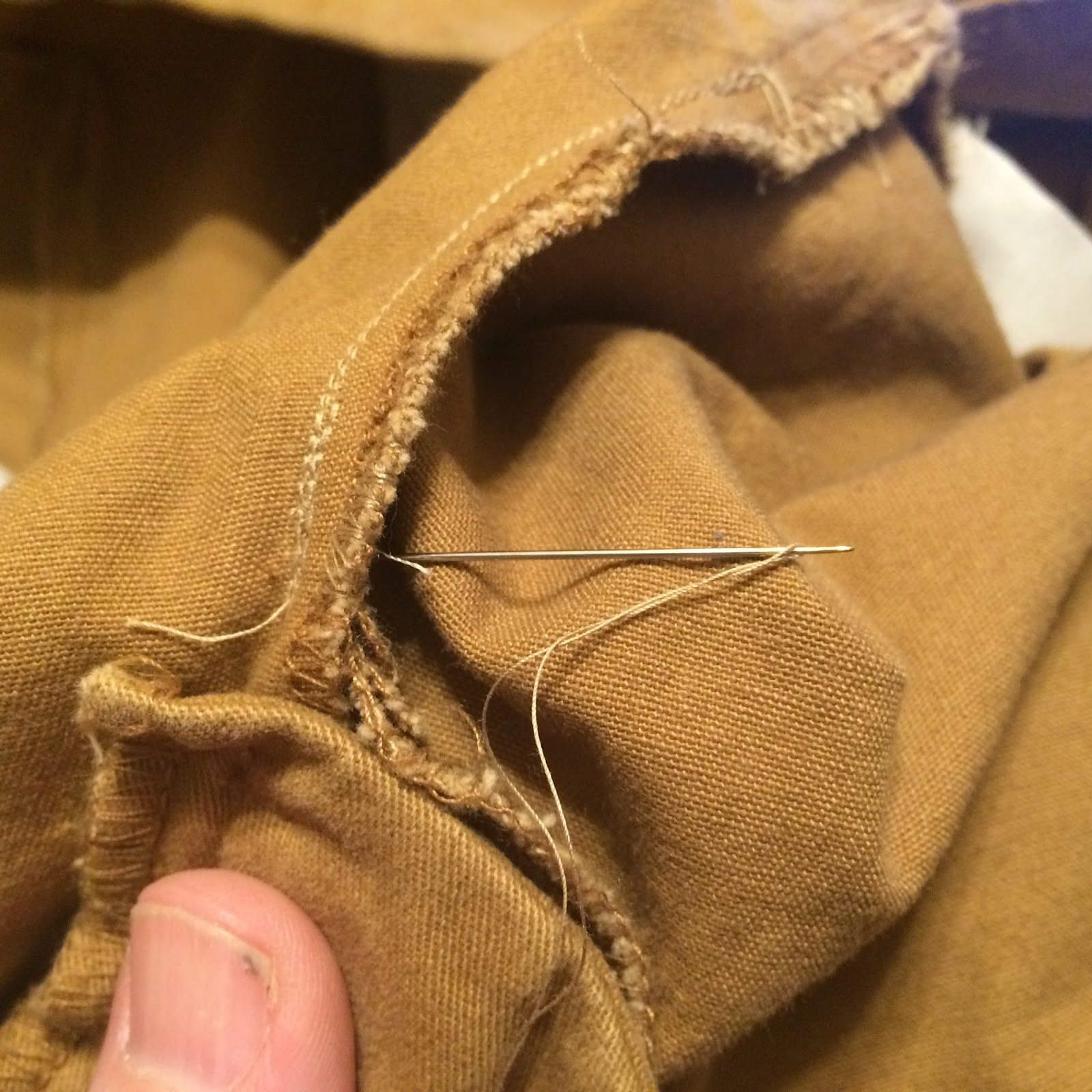 Debby Brown Quilts How to Mend Pants