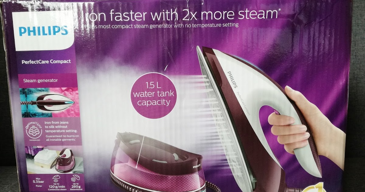 cara guna steam iron philips