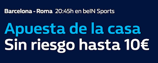 william hill Promoción 10€ Barcelona vs Roma 4 abril william hill Promoción 10€ Barcelona vs Roma 4 abril