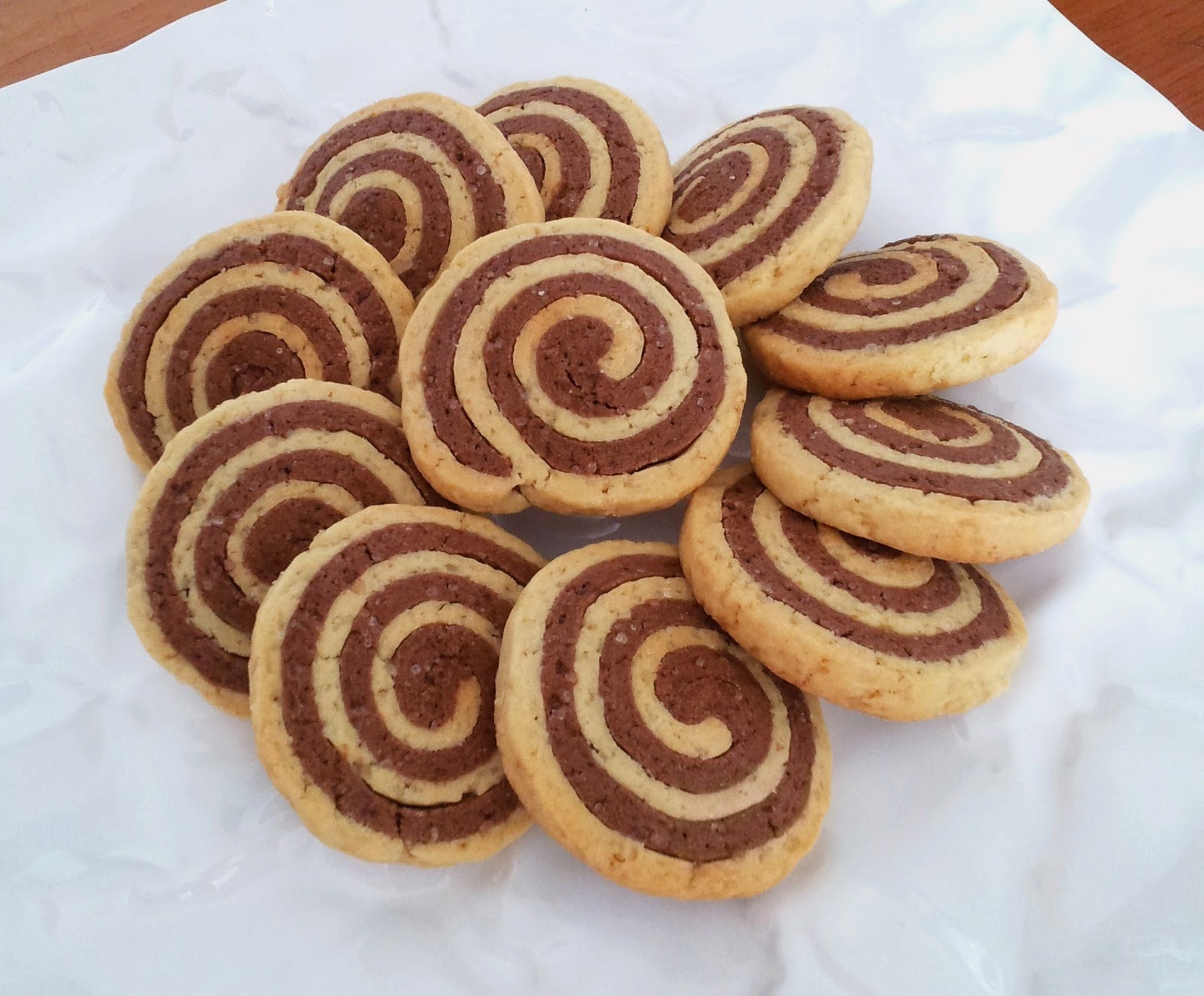 Cucina di casa mia Biscuiti spirala./Biscotti girandola.