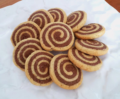 Biscuiti spirala./Biscotti girandola.