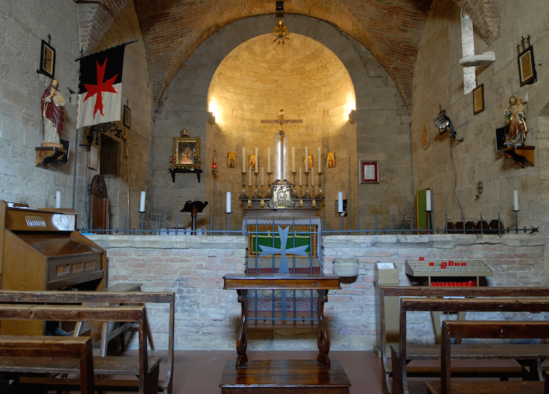 Chiesa e post concilio Castello della Magione. Messa e Te Deum per il