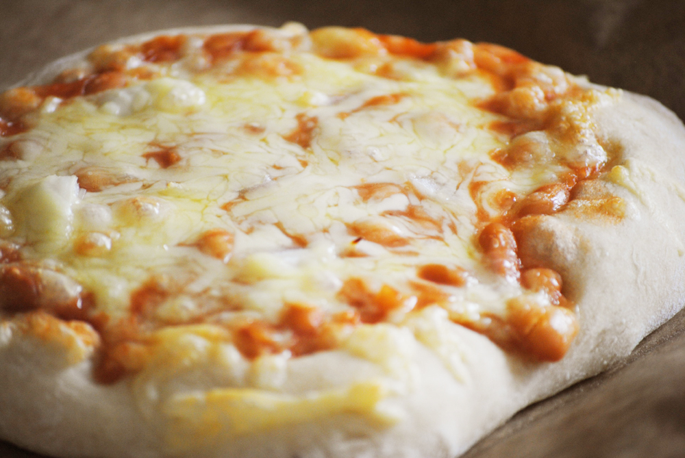 Coby's Baked Bean Pizza