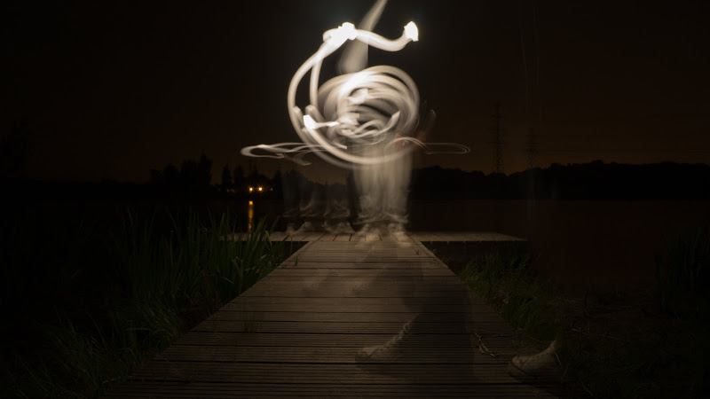 Painting with Light in this Long Exposure Photo HD